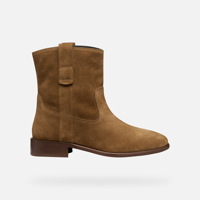 Cowboy boots ELIEBETH WOMAN Mud | GEOX