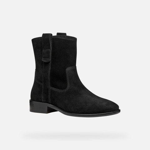 Cowboy boots ELIEBETH WOMAN Black - image number 2 | GEOX