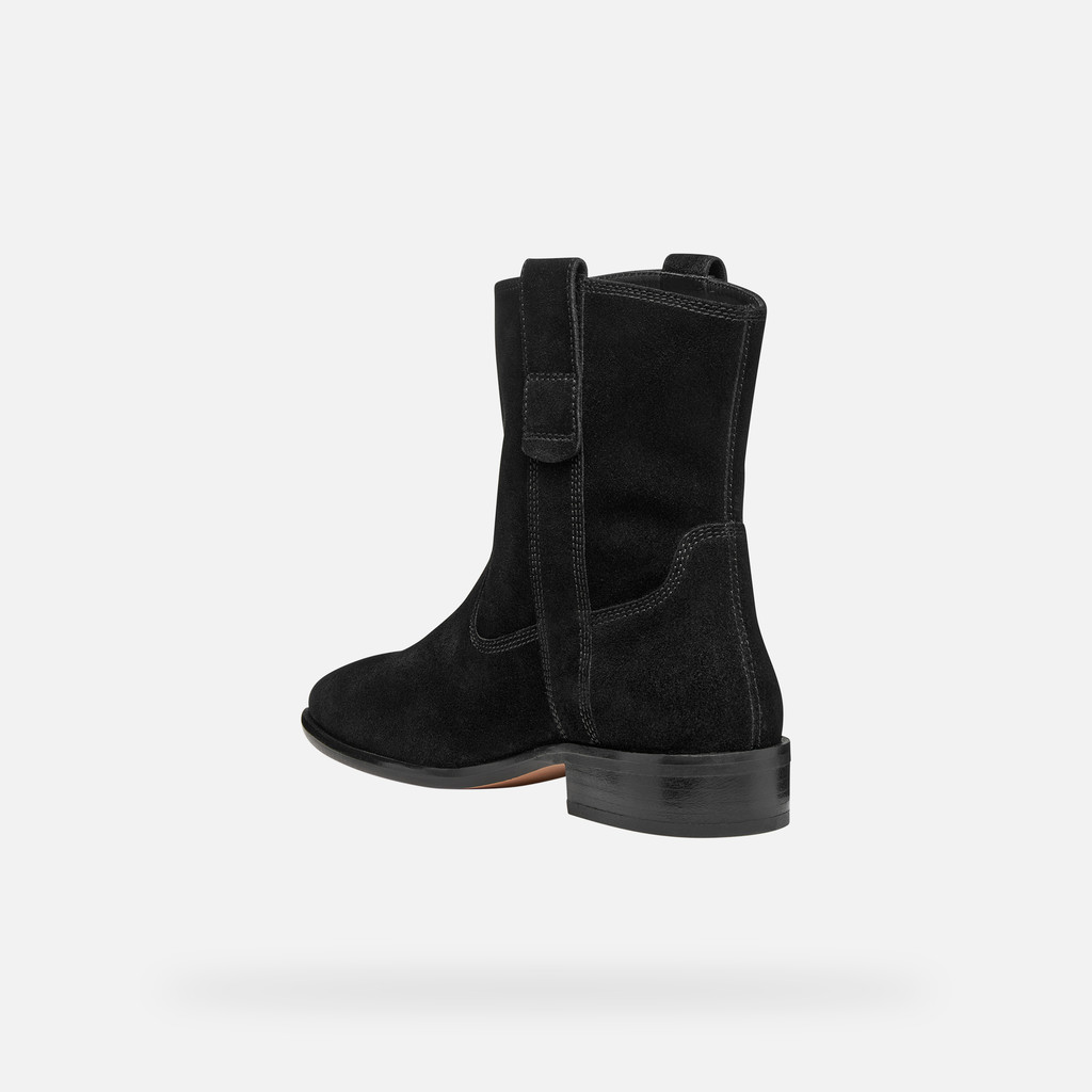 Cowboy boots ELIEBETH WOMAN Black - image number 3 | GEOX