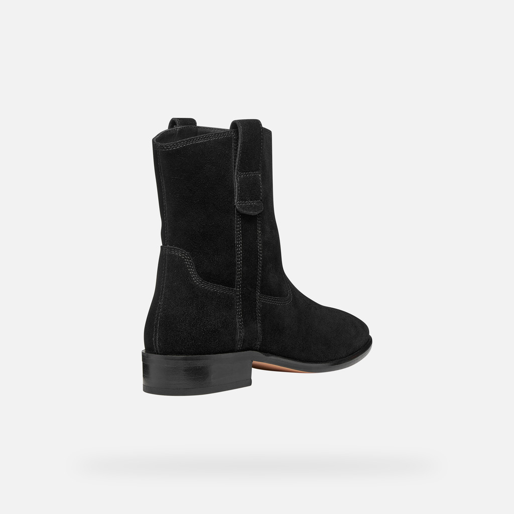 Cowboy boots ELIEBETH WOMAN Black - image number 4 | GEOX