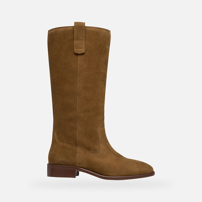Camperos boots ELIEBETH WOMAN Mud | GEOX