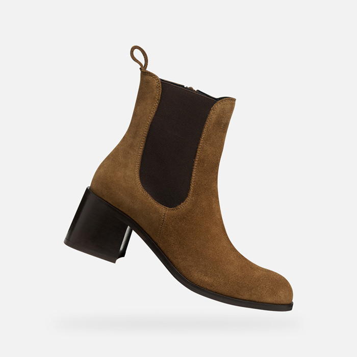 Chelsea boots ALNOIRE WOMAN Mud | GEOX