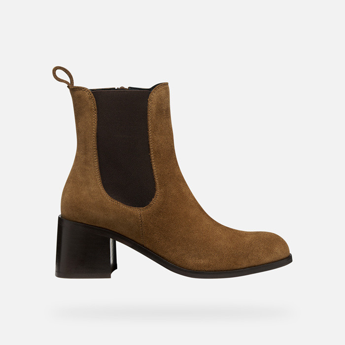 Chelsea boots ALNOIRE WOMAN Mud | GEOX