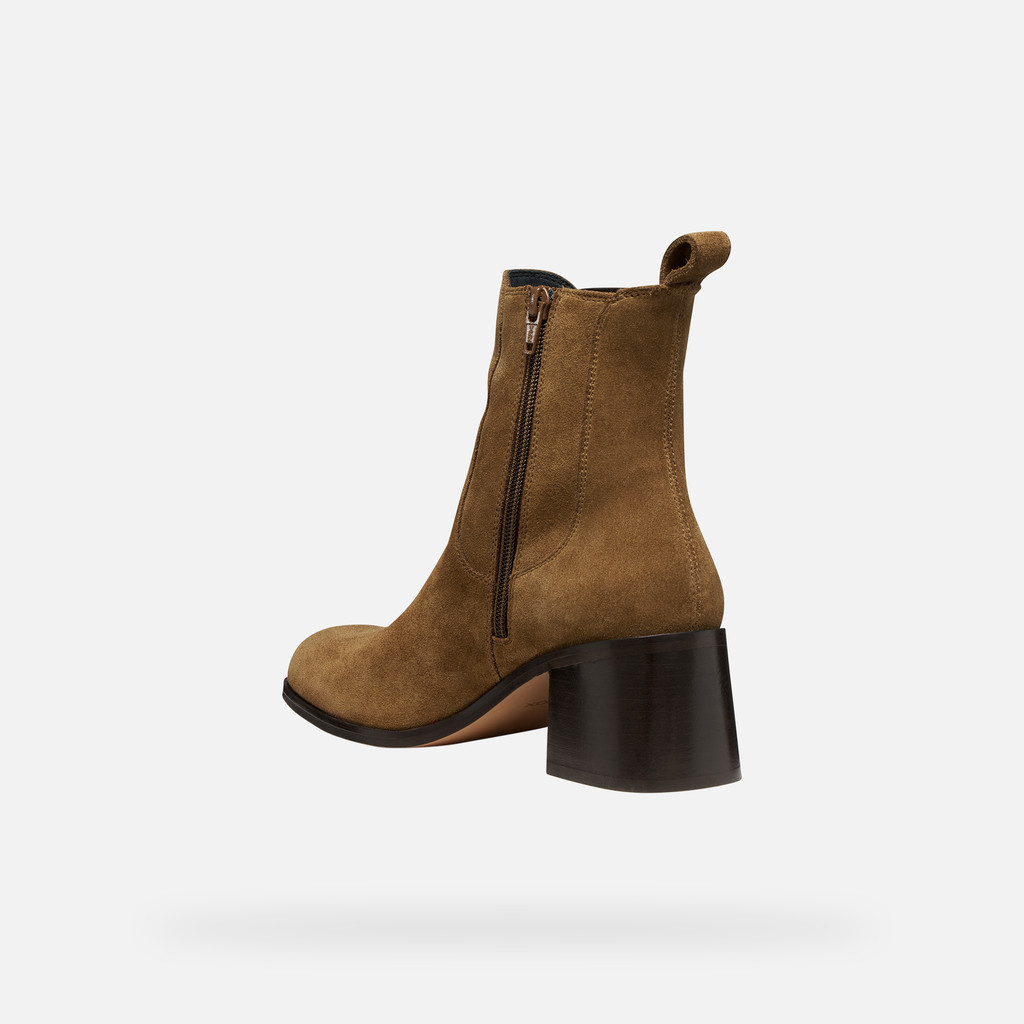 Chelsea boots ALNOIRE WOMAN Mud - image number 3 | GEOX