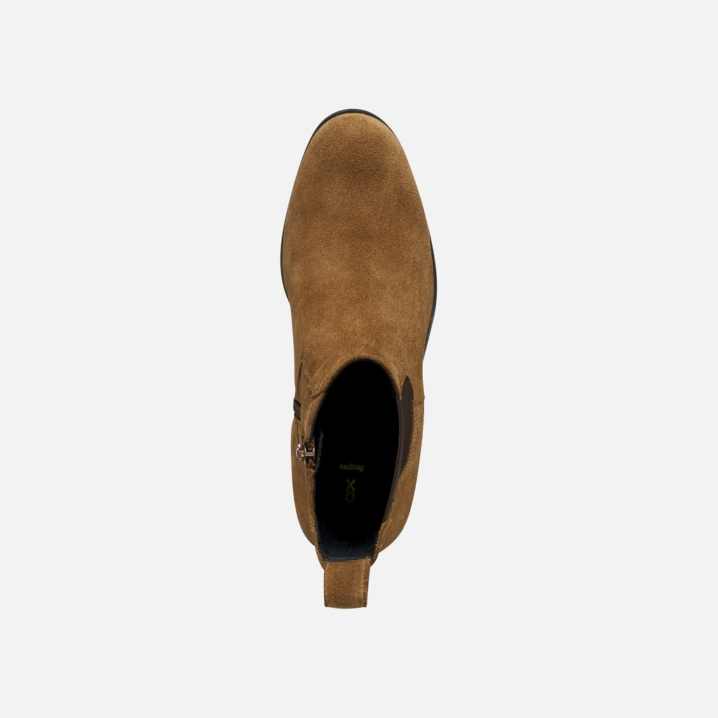 Chelsea boots ALNOIRE WOMAN Mud - image number 5 | GEOX