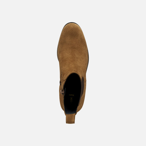 Chelsea boots ALNOIRE WOMAN Mud - image number 5 | GEOX