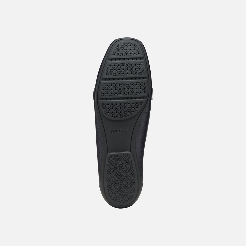 Leather loafers ANNYTAH MOC WOMAN Navy - image number 6 | GEOX