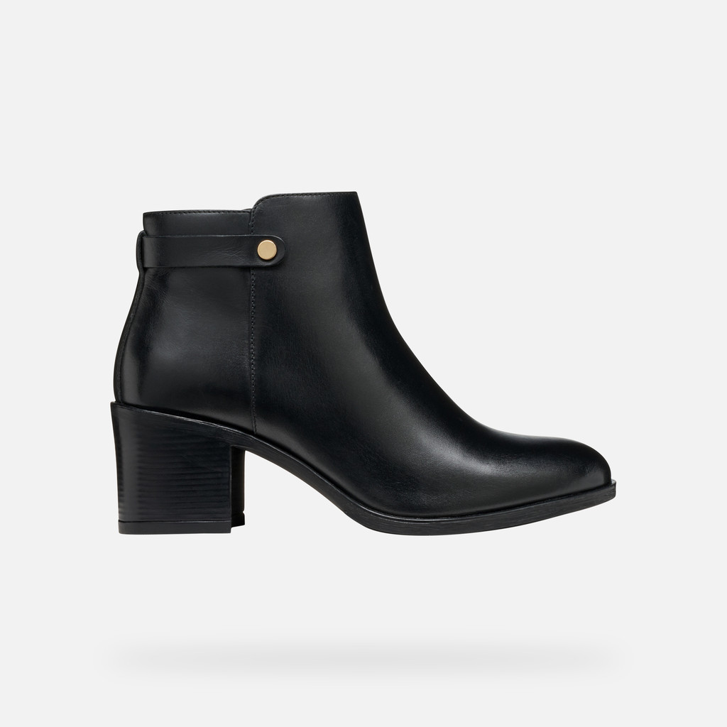 Medium heel ankle boots NEW ASHEEL WOMAN Black - image number 1 | GEOX