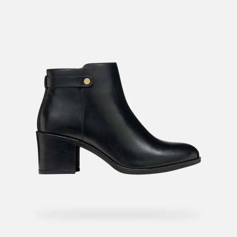 Medium heel ankle boots NEW ASHEEL WOMAN Black - image number 1 | GEOX