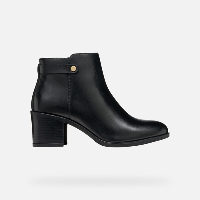 Medium heel ankle boots NEW ASHEEL WOMAN Black | GEOX