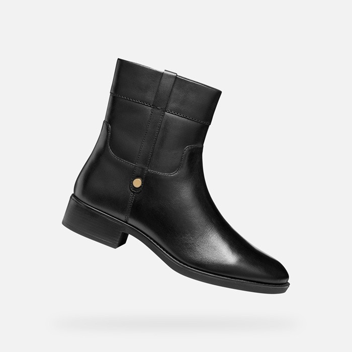 Low heel ankle boots FELICITY WOMAN Black | GEOX
