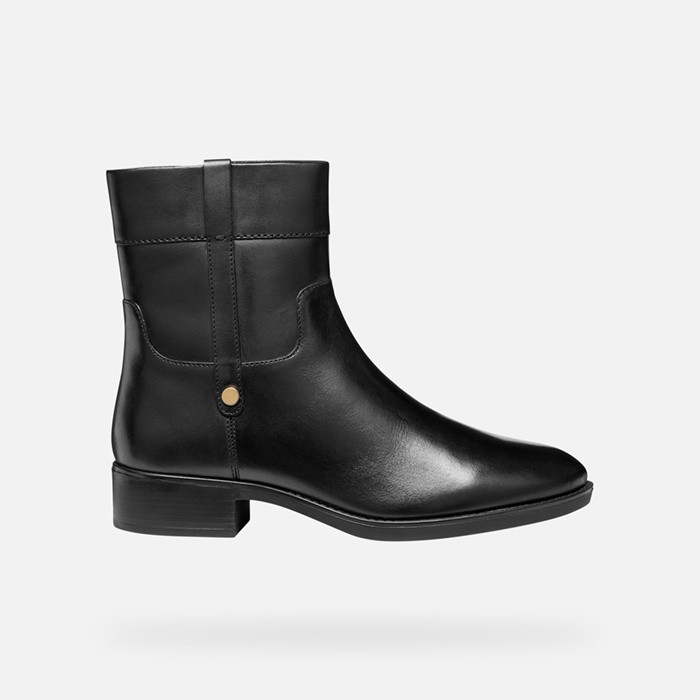 Low heel ankle boots FELICITY WOMAN Black | GEOX
