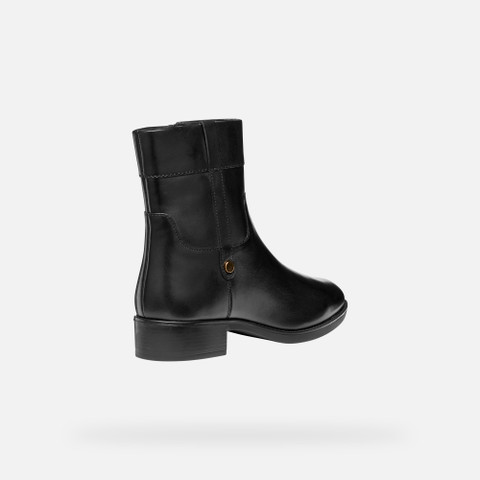 Low heel ankle boots FELICITY WOMAN Black - image number 4 | GEOX