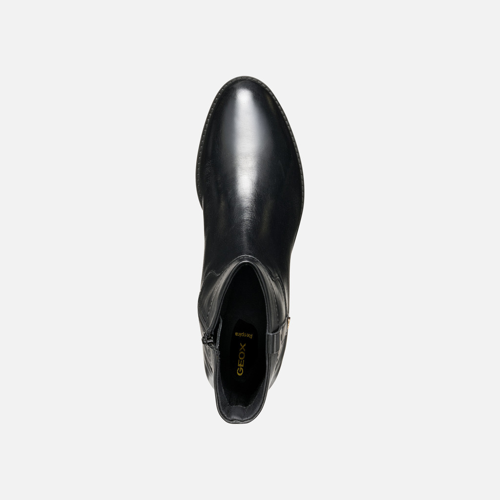 Low heel ankle boots FELICITY WOMAN Black - image number 5 | GEOX