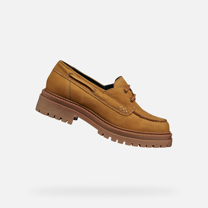 Mocasines de ante IRIDEA MUJER Beige oscuro | GEOX