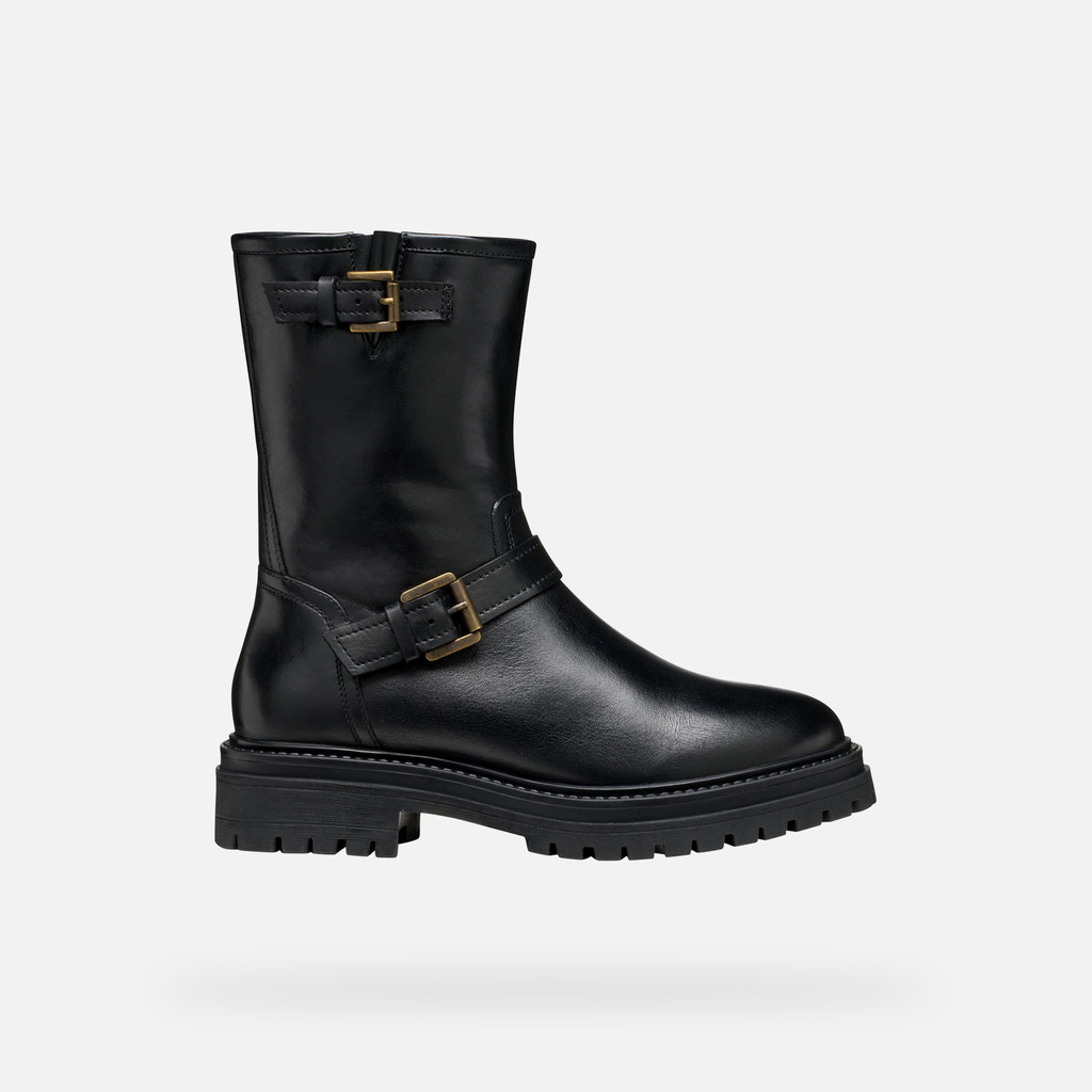 Biker ankle boots IRIDEA WOMAN Black - image number 1 | GEOX