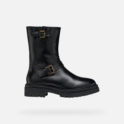 Biker ankle boots IRIDEA WOMAN Black - image number 1 | GEOX