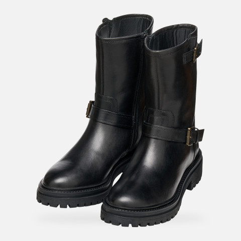 Botas de tornozelo de ciclista IRIDEA MULHER Preto - image number 8 | GEOX