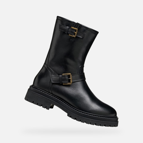 Biker ankle boots IRIDEA WOMAN Black - image number 0 | GEOX