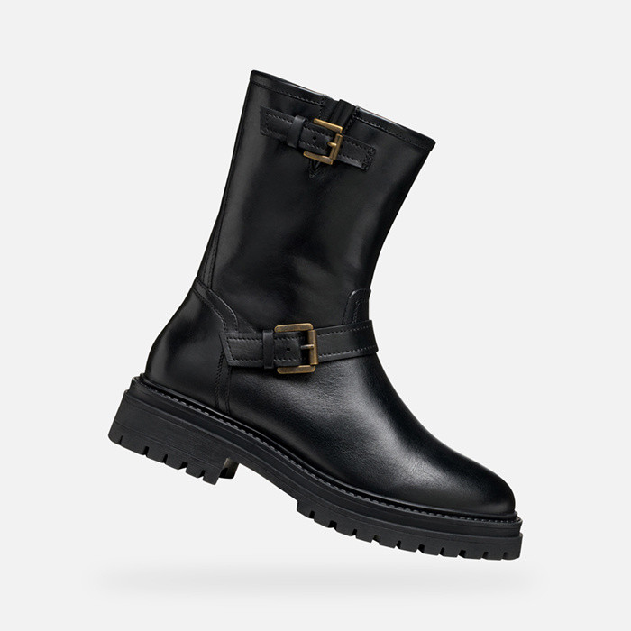 Biker ankle boots IRIDEA WOMAN Black | GEOX