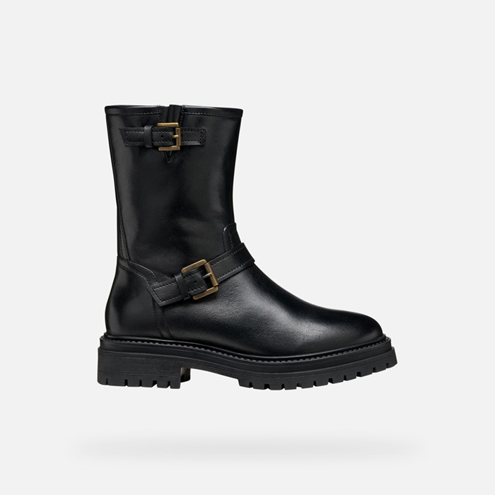 Biker ankle boots IRIDEA WOMAN Black | GEOX