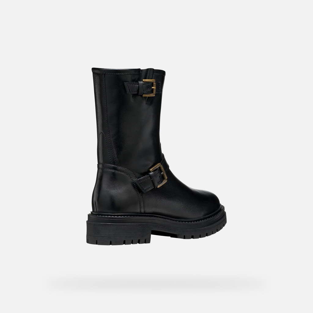 Biker ankle boots IRIDEA WOMAN Black - image number 4 | GEOX