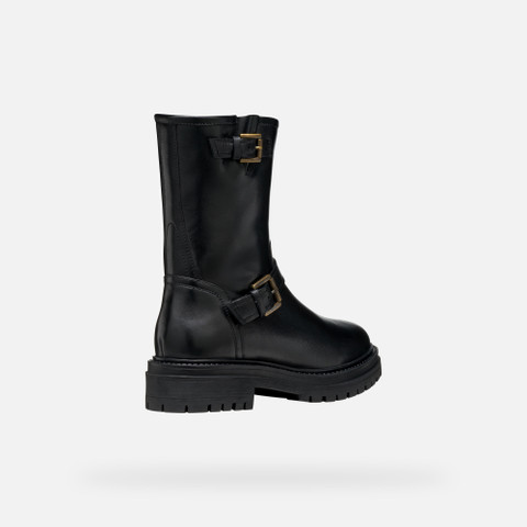 Biker ankle boots IRIDEA WOMAN Black - image number 4 | GEOX