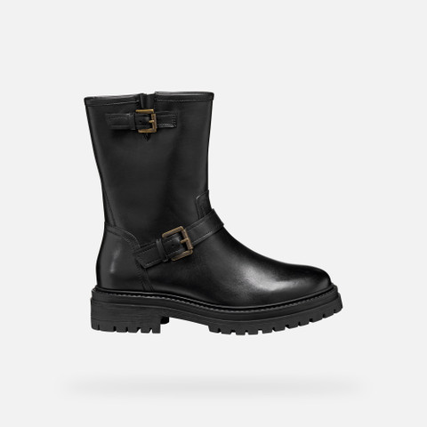 Biker ankle boots IRIDEA WOMAN Black - image number 1 | GEOX