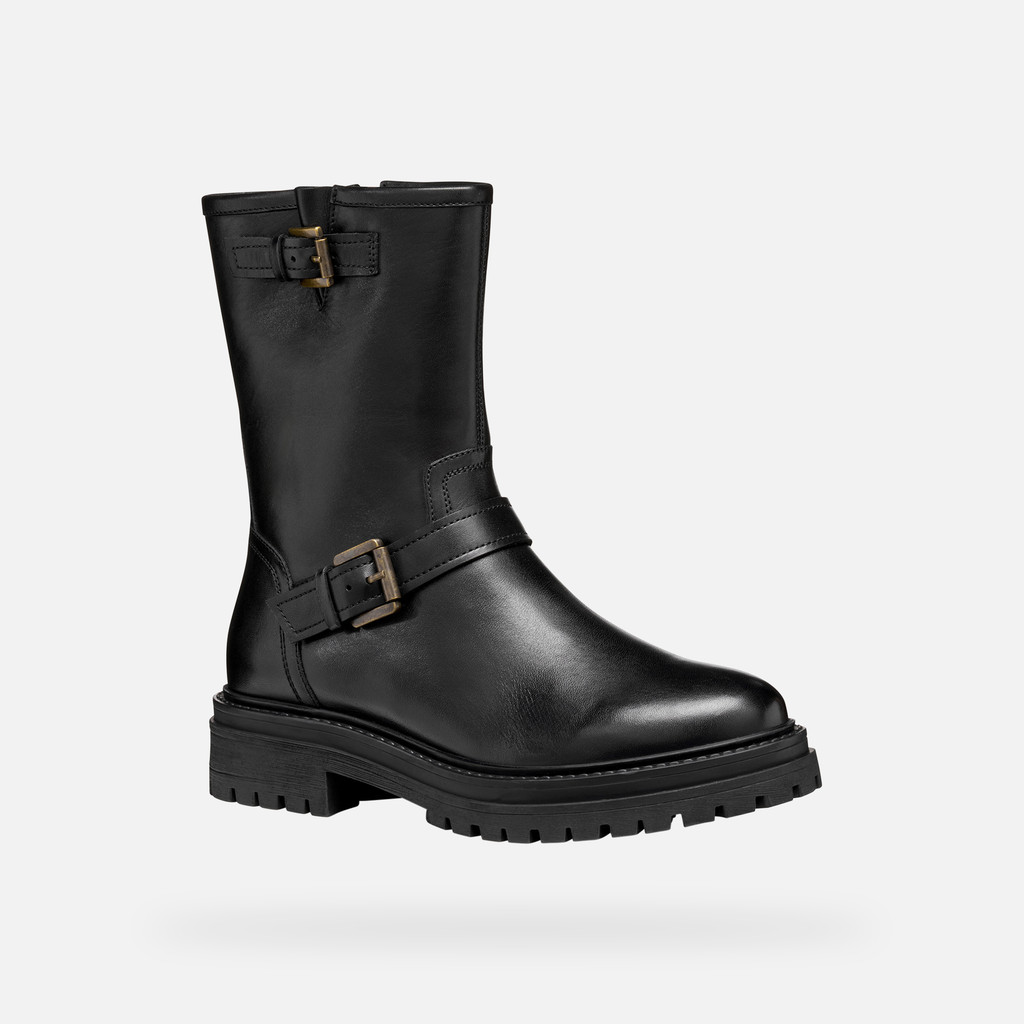 Biker ankle boots IRIDEA WOMAN Black - image number 2 | GEOX