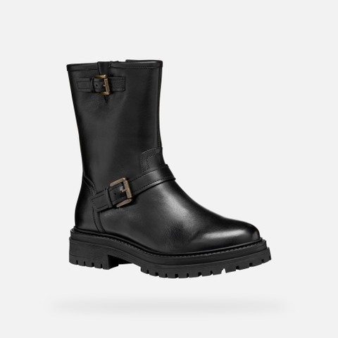 Biker ankle boots IRIDEA WOMAN Black - image number 2 | GEOX