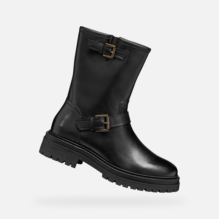 Biker ankle boots IRIDEA WOMAN Black | GEOX