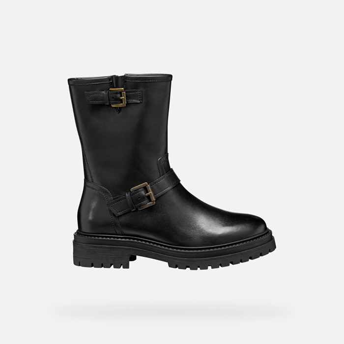 Biker ankle boots IRIDEA WOMAN Black | GEOX