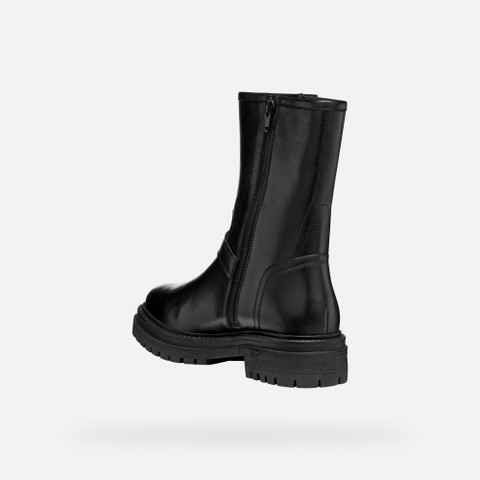 Biker ankle boots IRIDEA WOMAN Black - image number 3 | GEOX