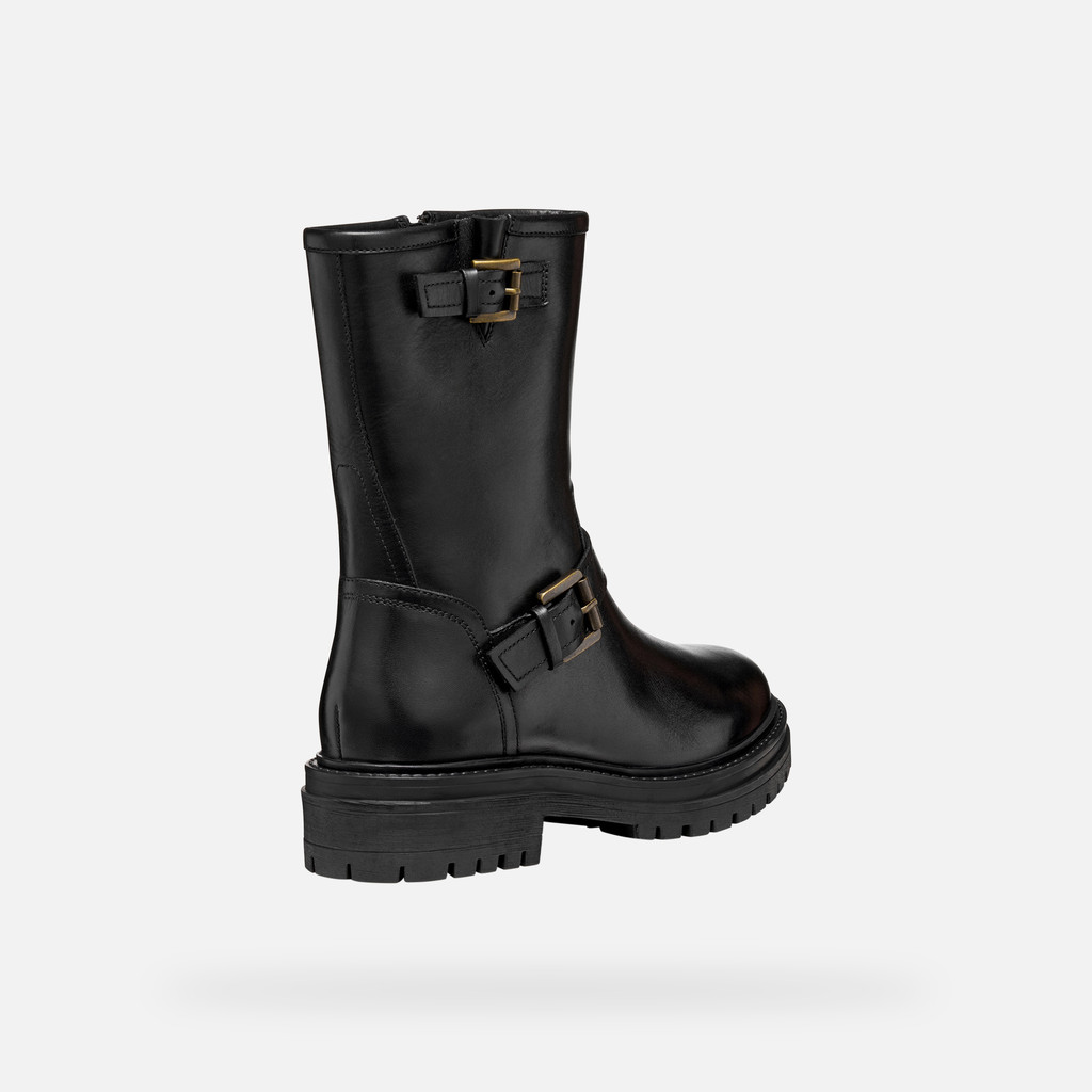 Biker ankle boots IRIDEA WOMAN Black - image number 4 | GEOX