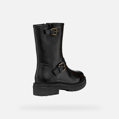 Biker ankle boots IRIDEA WOMAN Black - image number 4 | GEOX