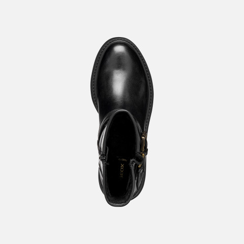 Biker ankle boots IRIDEA WOMAN Black - image number 5 | GEOX