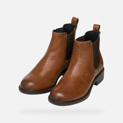 Chelsea boots CATRIA WOMAN Brown - image number 8 | GEOX