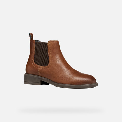 Chelsea boots CATRIA WOMAN Brown - image number 2 | GEOX