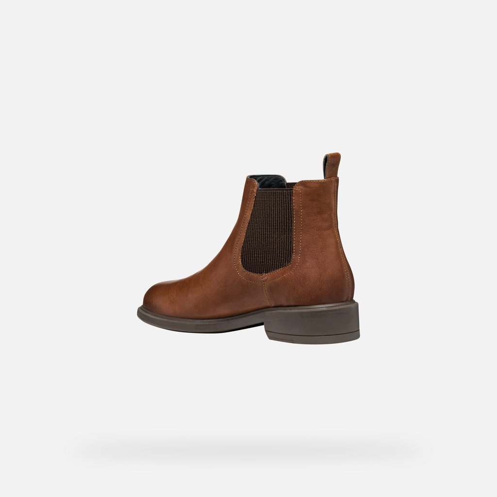 Chelsea boots CATRIA WOMAN Brown - image number 3 | GEOX
