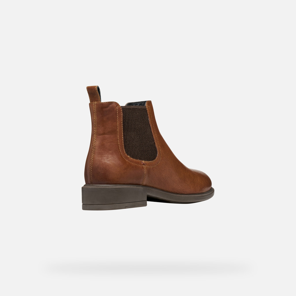 Chelsea boots CATRIA WOMAN Brown - image number 4 | GEOX