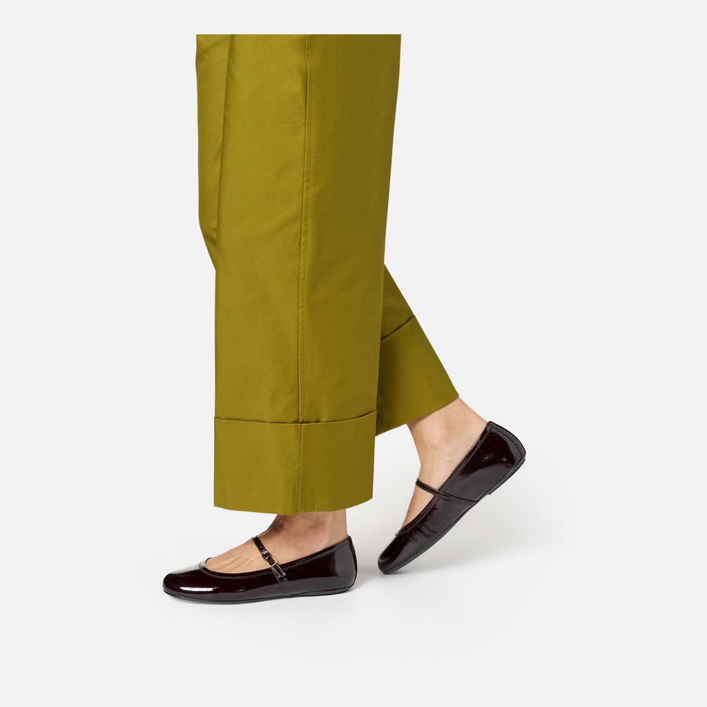 Ballerine con cinturino PALMARIA DONNA Bordeaux - image number 1 | GEOX