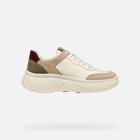 Platform trainers NEBULA 2.0 X WOMAN Papyrus - image number 1 | GEOX
