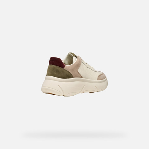 Platform trainers NEBULA 2.0 X WOMAN Papyrus - image number 4 | GEOX