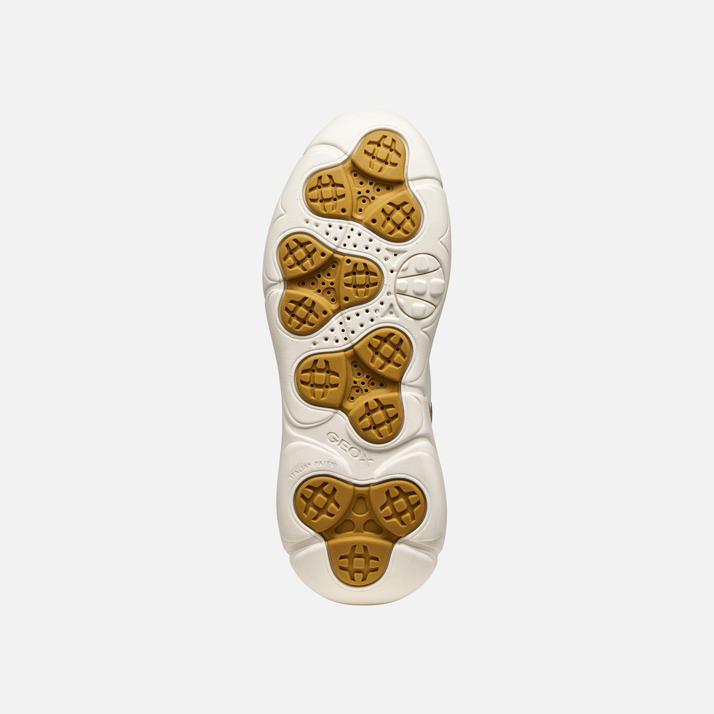 Platform trainers NEBULA 2.0 X WOMAN White/Dark Sand - image number 6 | GEOX