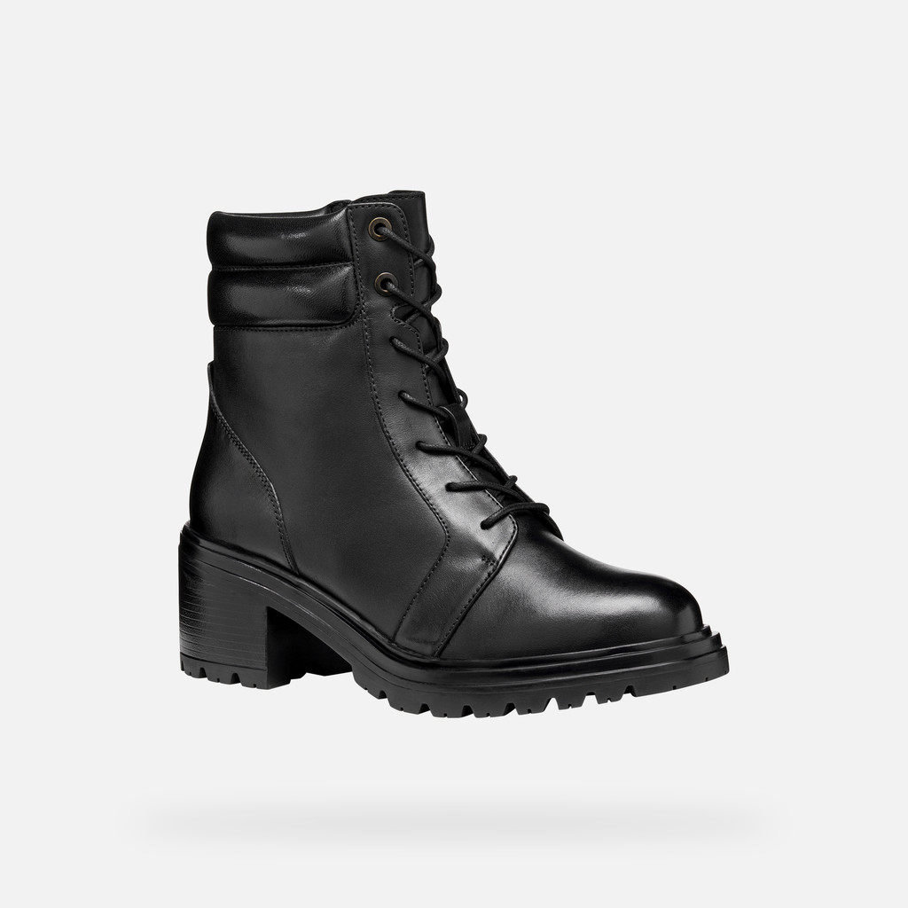 Combat boots DAMIANA WOMAN Black - image number 2 | GEOX
