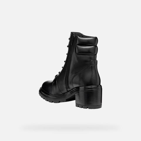 Combat boots DAMIANA WOMAN Black - image number 3 | GEOX