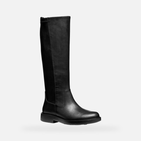 Flat boots SPHERICA EC1 WOMAN Black - image number 2 | GEOX