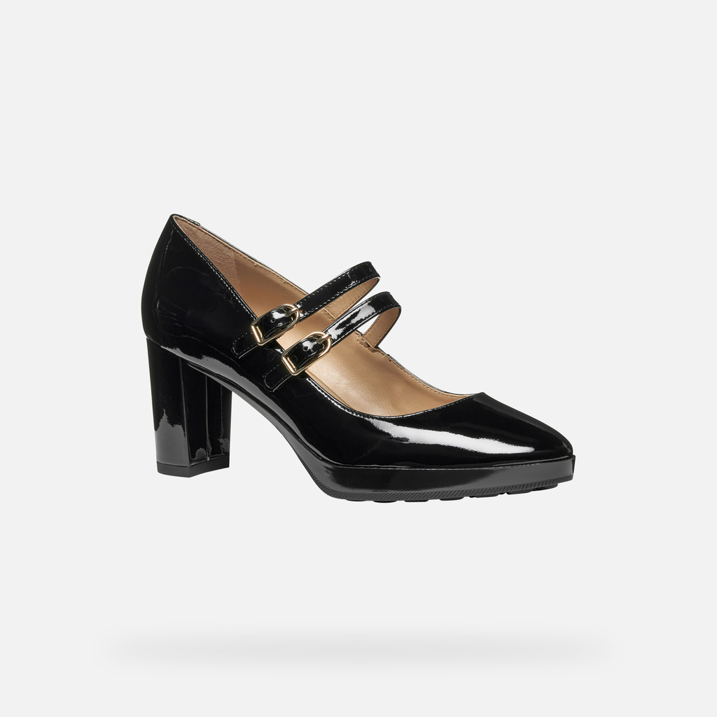 Medium heel pumps WALK PLEASURE 60 WOMAN Black - image number 2 | GEOX