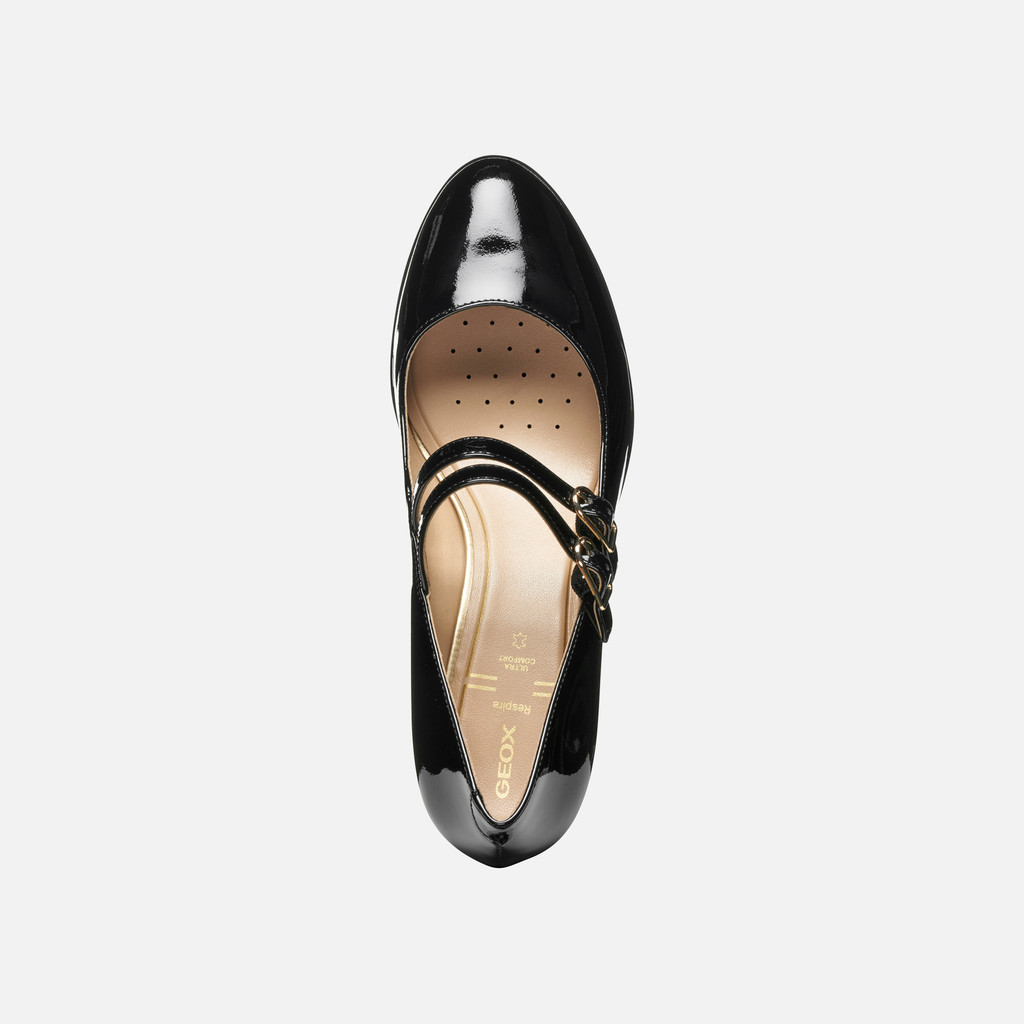 Medium heel pumps WALK PLEASURE 60 WOMAN Black - image number 5 | GEOX