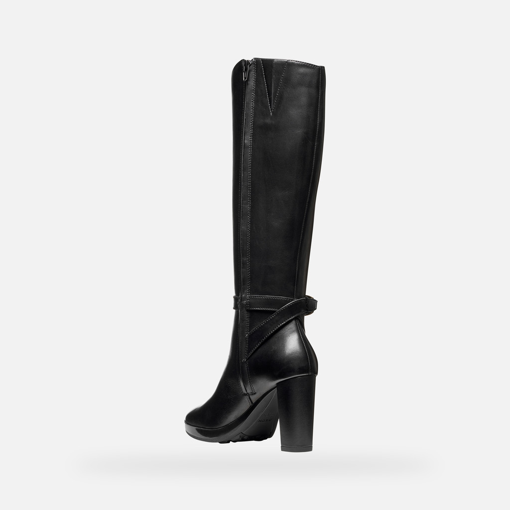 High heel boots WALK PLEASURE 85 WOMAN Black - image number 3 | GEOX